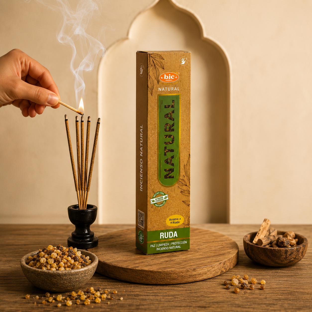 Incienso Bic Natural de Ruda PPM5.4K