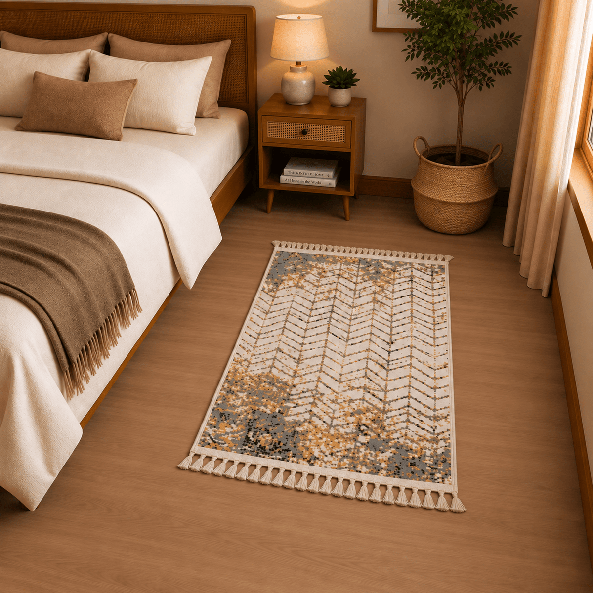 Tapete Doble Faz de Diseño Abstracto Oriental - BOUTIQUEDELAINDIA