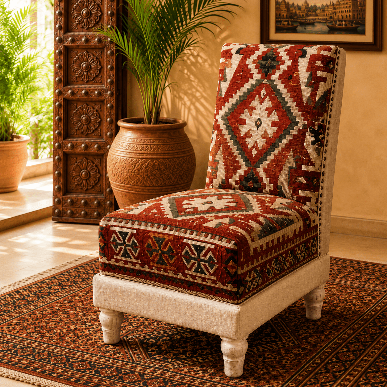 Kilim Silla - BOUTIQUEDELAINDIA