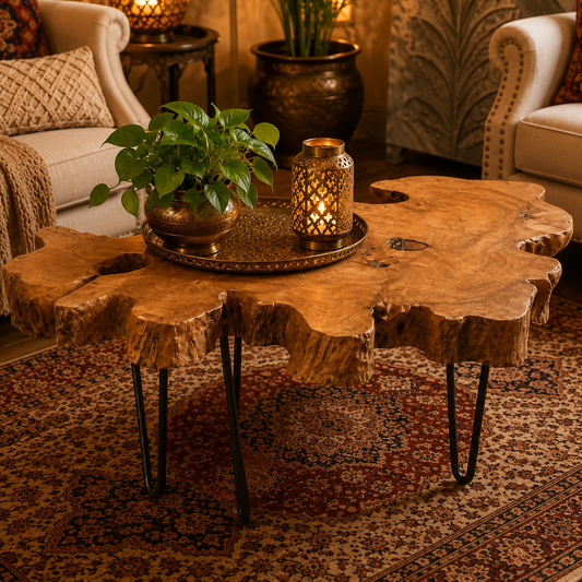 Mesa de Centro Madera Maciza