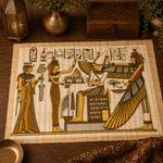 Papiro egipcio, jeroglíficos, arte egipcio, decoración egipcia - BOUTIQUEDELAINDIA