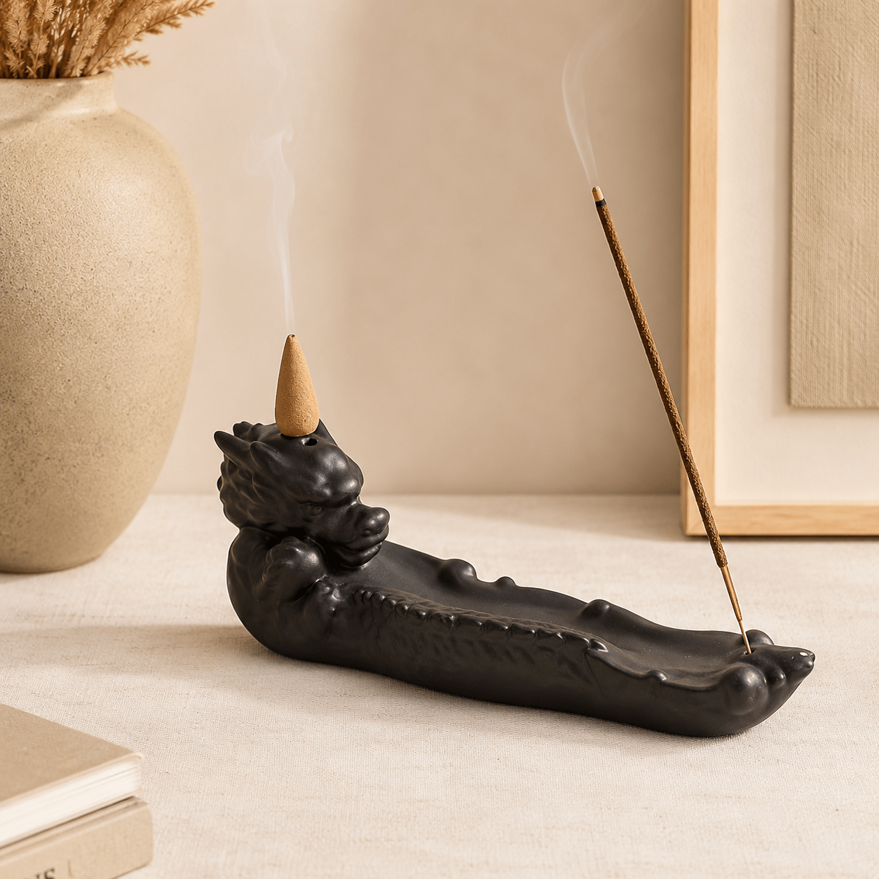 Portaincienso Dragón Imperial Backflow - BOUTIQUEDELAINDIA