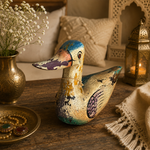 Pato Decorativo Kamal Pintado a Mano en Madera - BOUTIQUEDELAINDIA