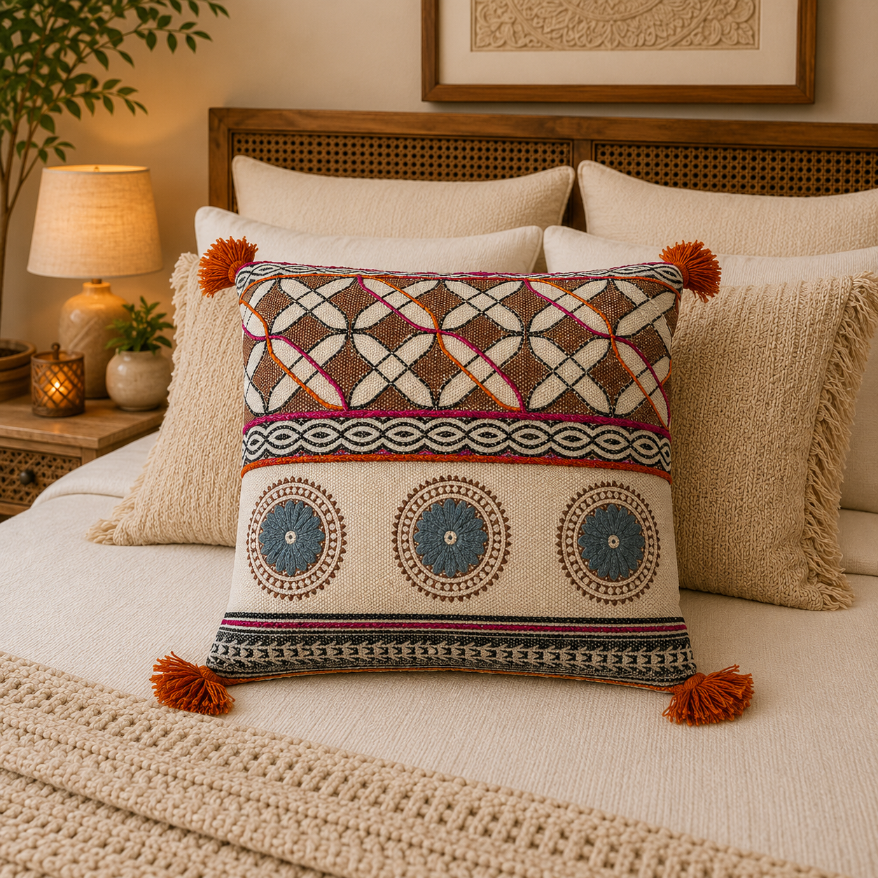 Cojín Decorativo Vaidehi Mandala
