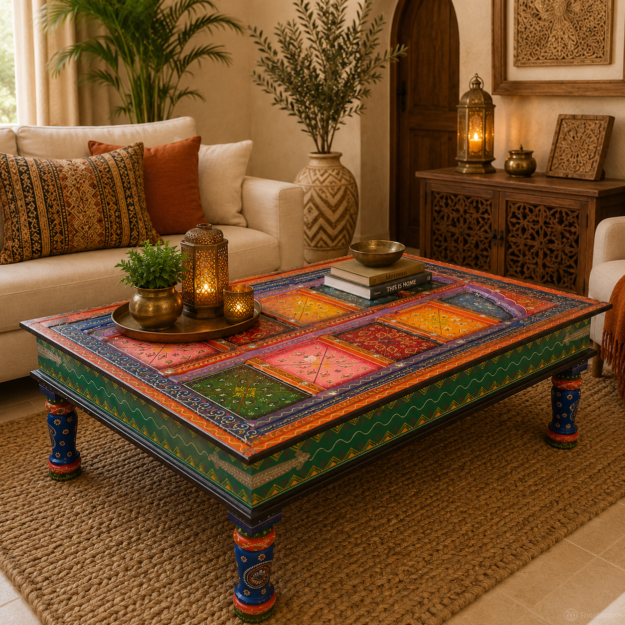 Mesa de Café o Centro de la India