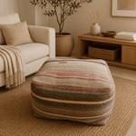 Puff Circular Kilim Capadocia Turquía - BOUTIQUEDELAINDIA