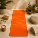 Mat de Yoga Shanti con Estuche incluido - Naranja - BOUTIQUEDELAINDIA