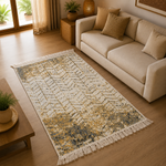 Tapete artesanal Hindú, Alfombra Hindú - BOUTIQUEDELAINDIA