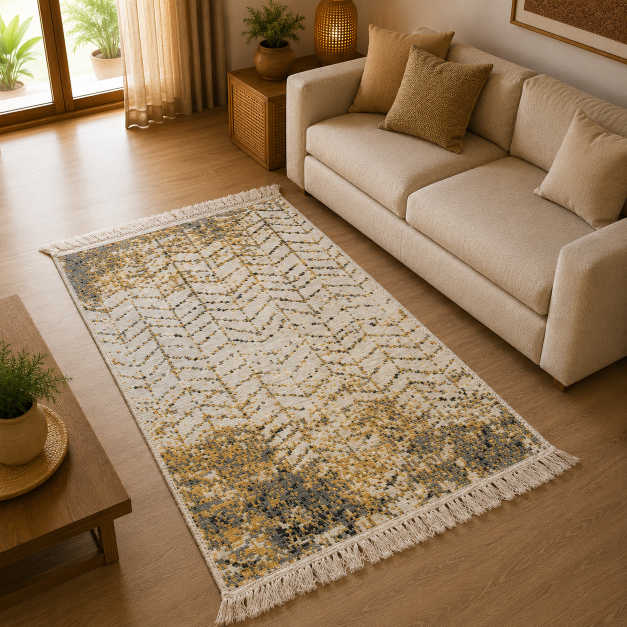 Tapete artesanal Hindú, Alfombra Hindú - BOUTIQUEDELAINDIA