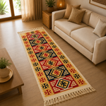 Tapete artesanal Hindú, Alfombra Hindú - BOUTIQUEDELAINDIA