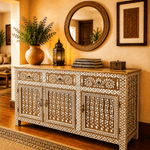 Bife oriental vintage pintado a mano - BOUTIQUEDELAINDIA