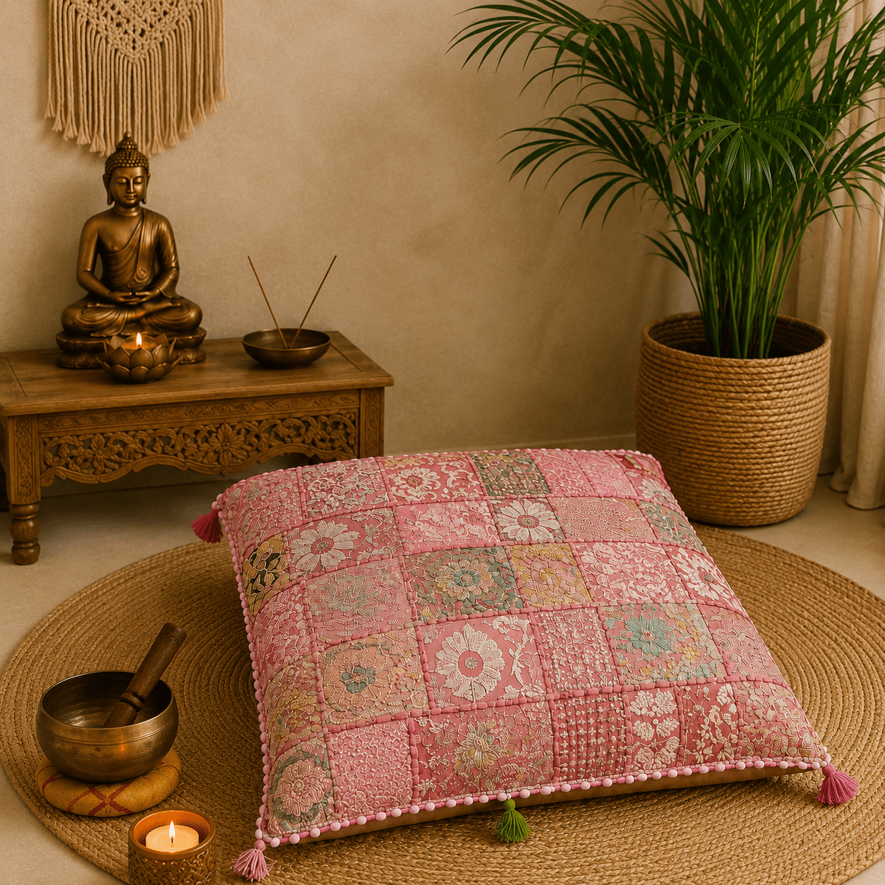 Cojín Zen Maharani - BOUTIQUEDELAINDIA