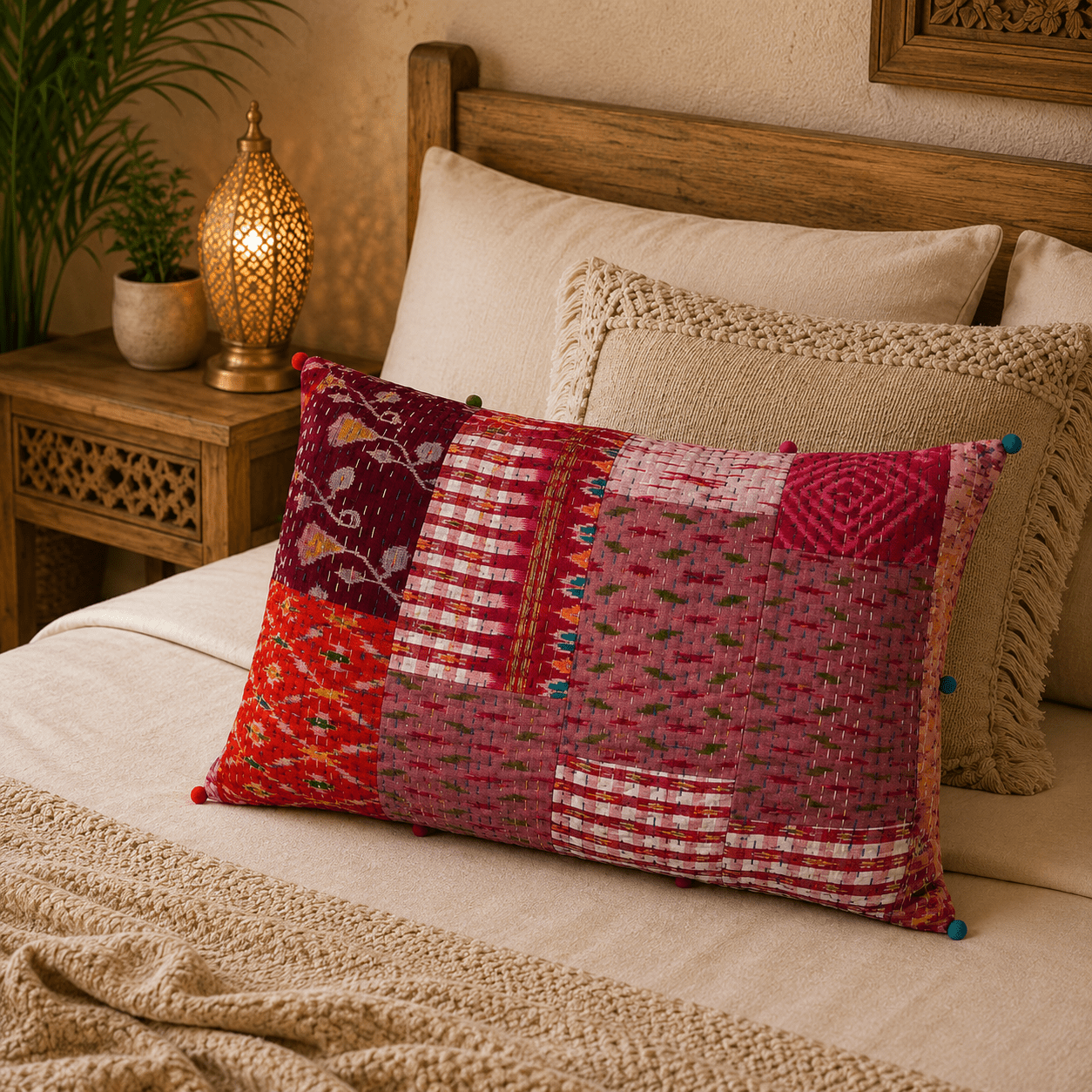 Almohada Vaidehi - BOUTIQUEDELAINDIA