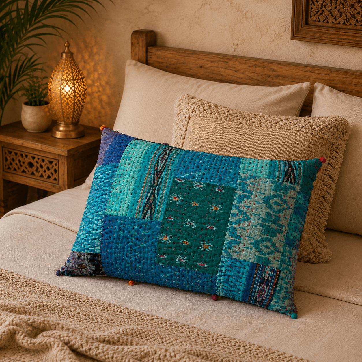 Almohada Kalindi - BOUTIQUEDELAINDIA