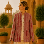 Chaqueta Doble Faz Gris Heritage - BOUTIQUEDELAINDIA