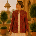 Chaqueta Doble Faz Paisley Rajputana - BOUTIQUEDELAINDIA