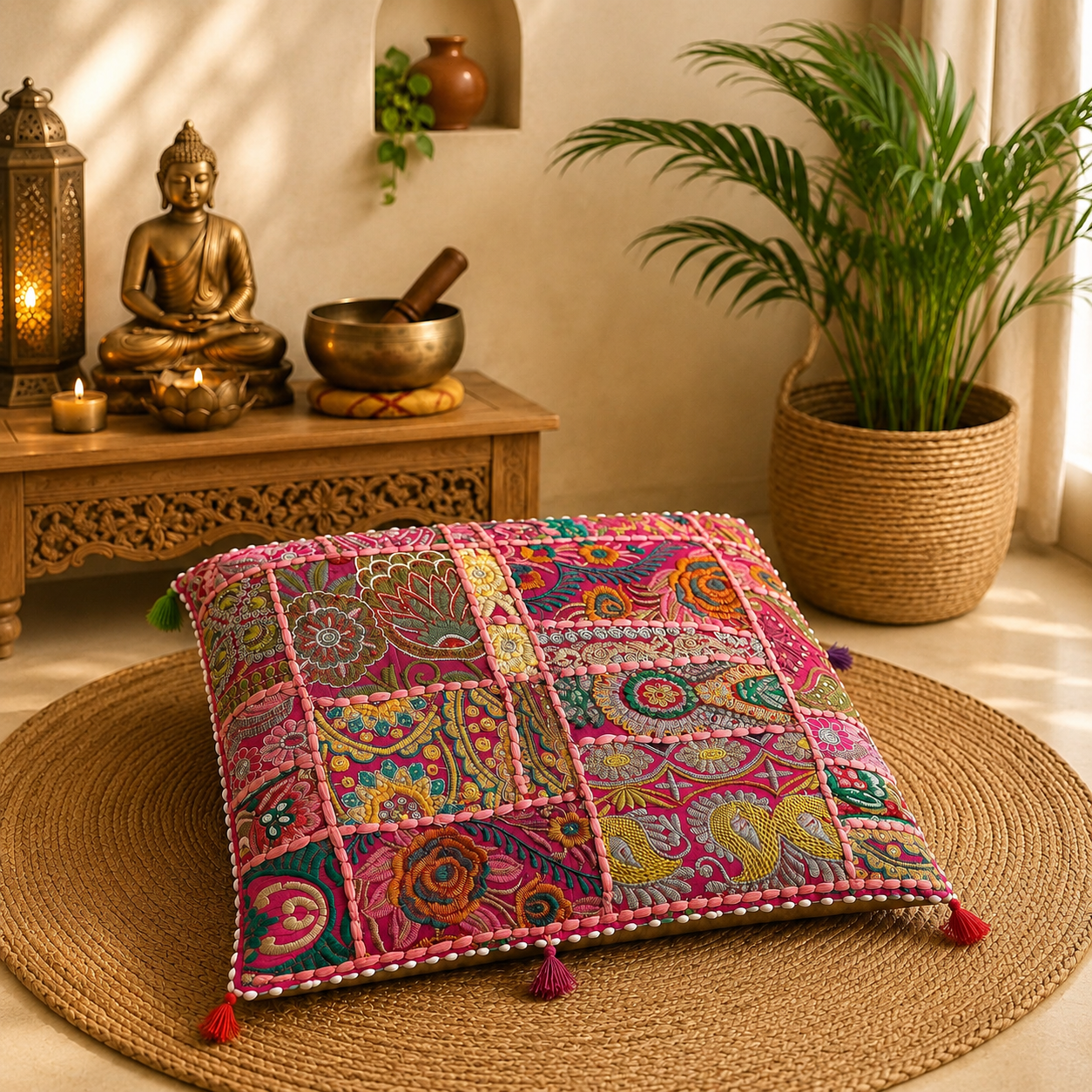 Cojín Namaste - BOUTIQUEDELAINDIA