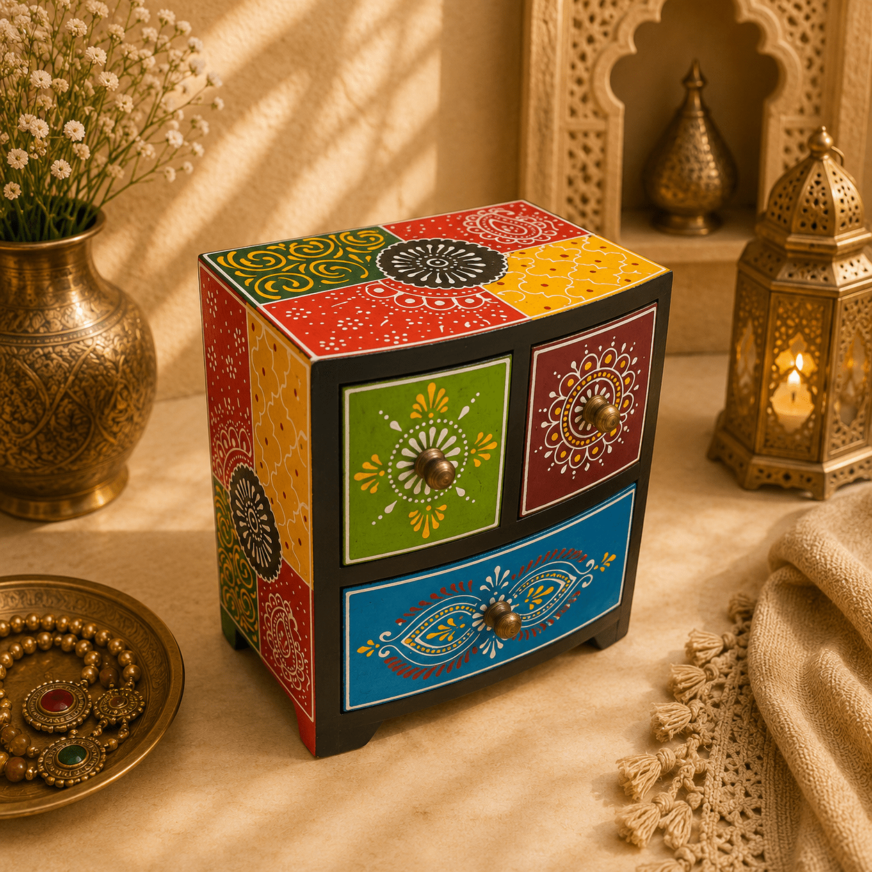 Joyero Organizador Parul - BOUTIQUEDELAINDIA