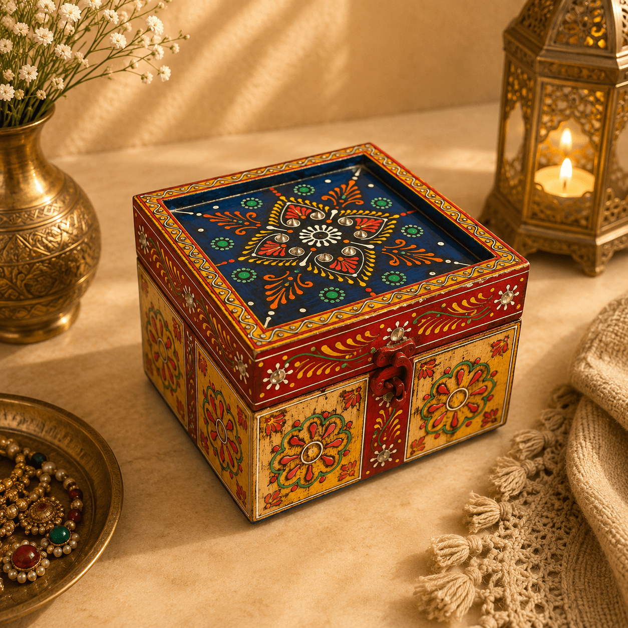 Joyero Organizador Neha - BOUTIQUEDELAINDIA