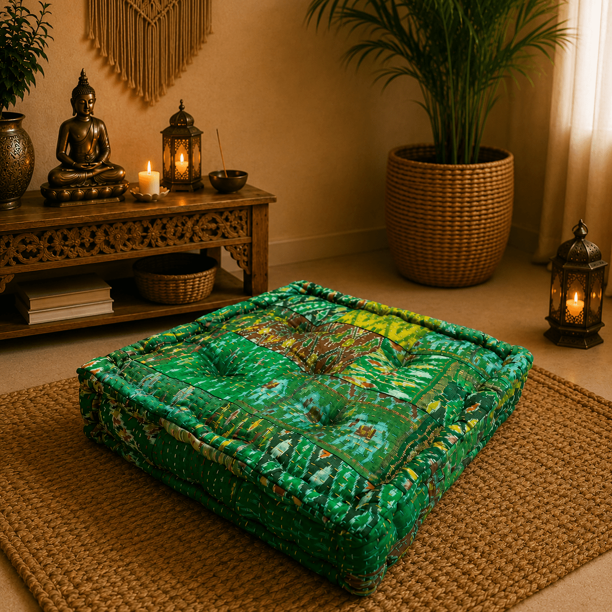 Cojín de Meditación Riyana - BOUTIQUEDELAINDIA