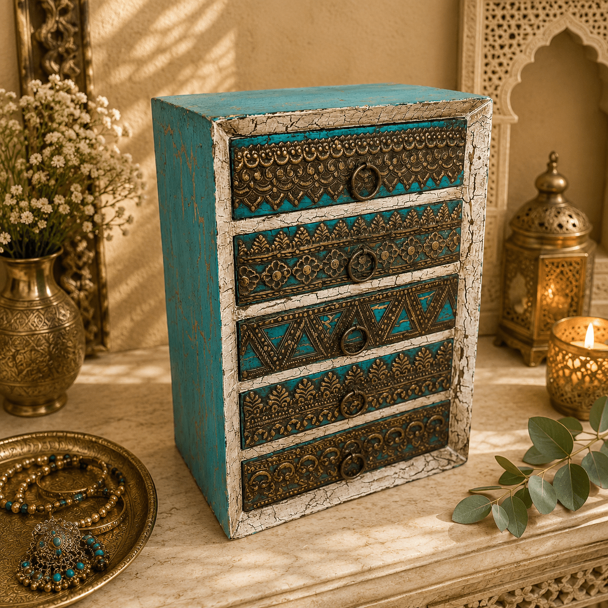 Joyero Organizador Pari - BOUTIQUEDELAINDIA