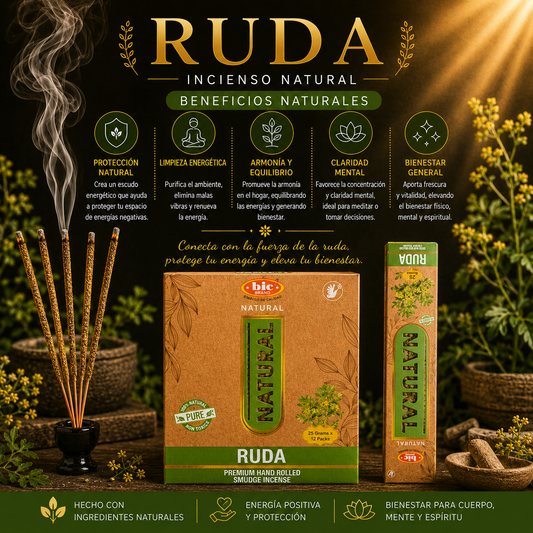 Incienso Bic Natural de Ruda PPM5.4K