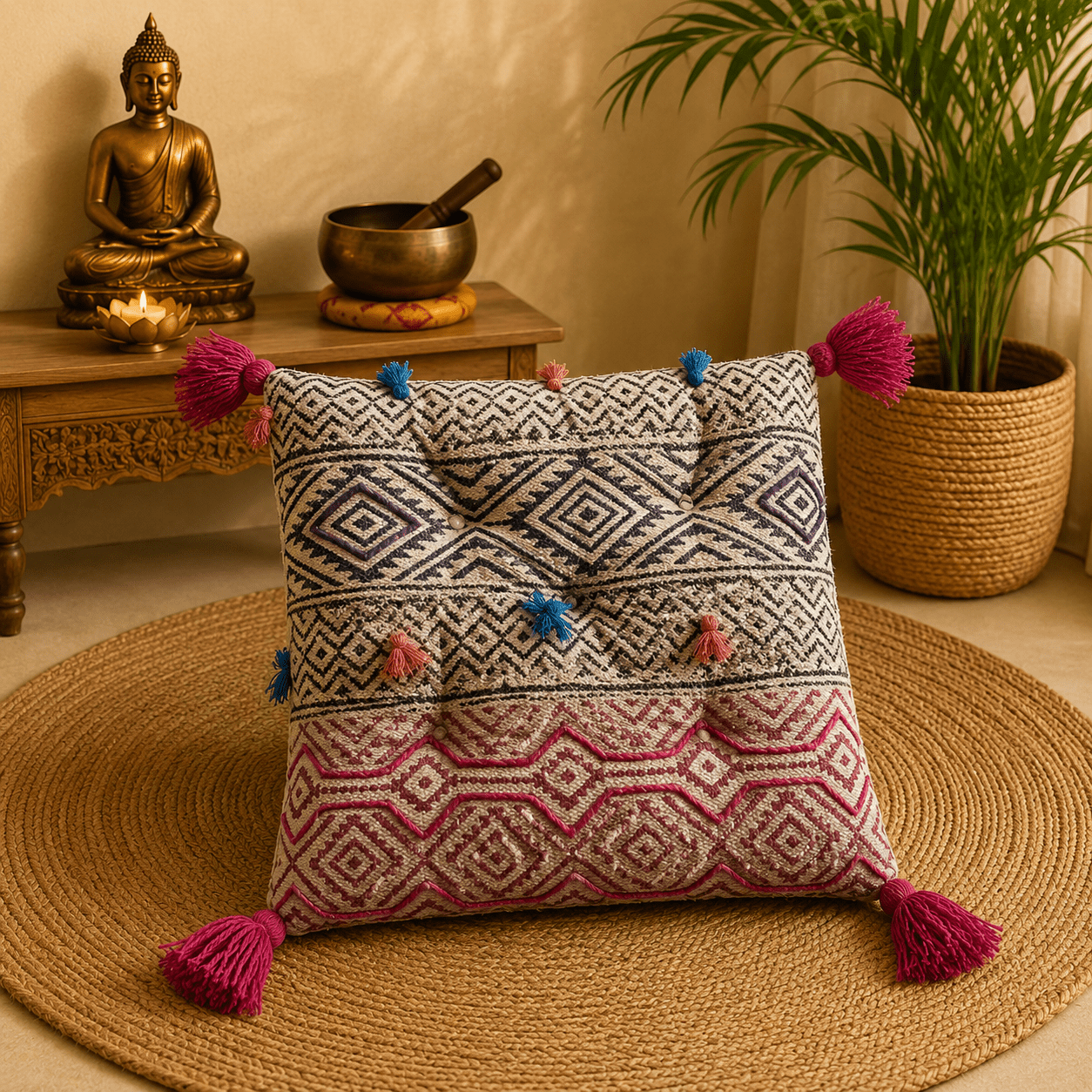 Cojín Zenana - BOUTIQUEDELAINDIA