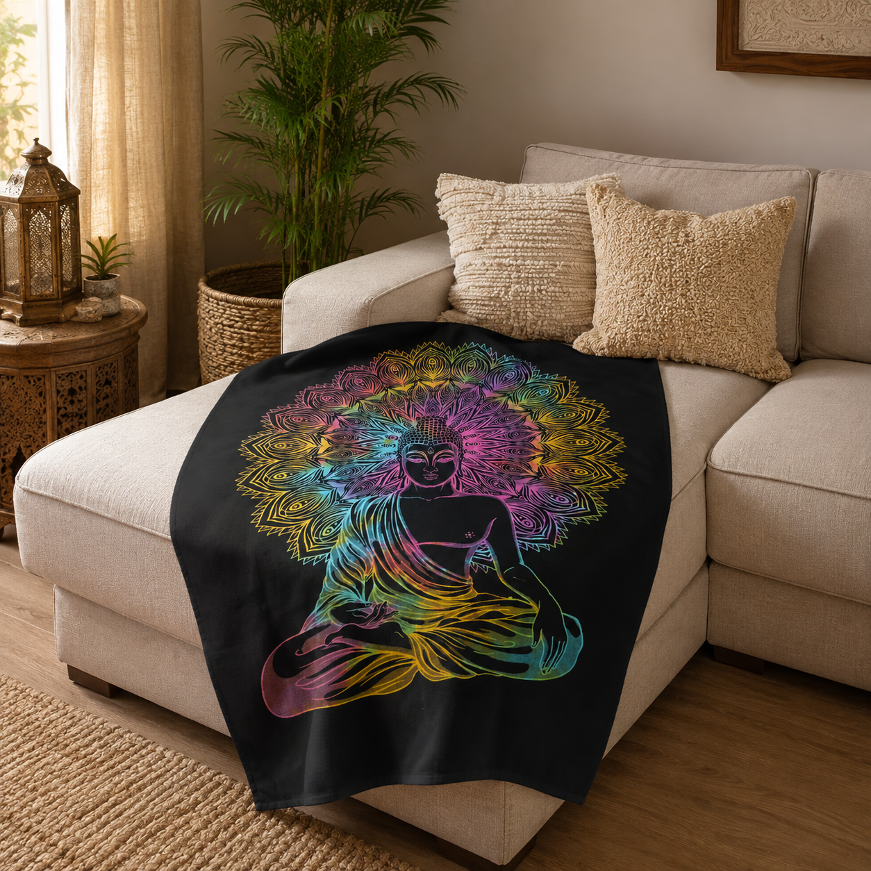 Tapiz decorativo grande, tapiz de pared, tapiz mandala, tela decorativa, Boutique de la India en Colombia 