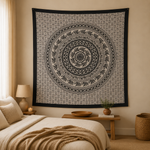 Tapiz decorativo grande, tapiz de pared, tapiz mandala, tela decorativa, Boutique de la India en Colombia 