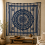 Tapiz decorativo grande, tapiz de pared, tapiz mandala, tela decorativa, Boutique de la India en Colombia 