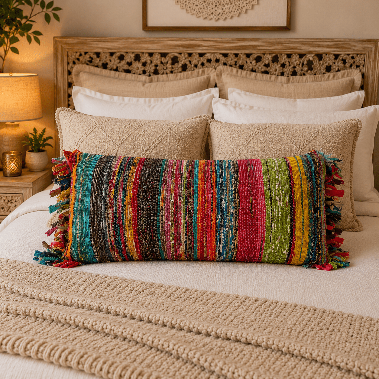 Cojín Durri Rectangular - BOUTIQUEDELAINDIA