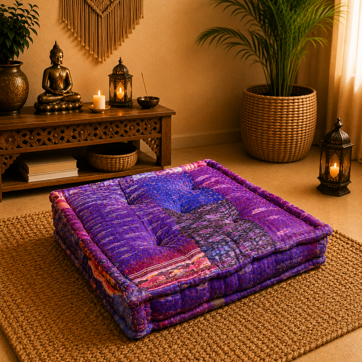 Cojín de Meditación Kashi - BOUTIQUEDELAINDIA