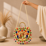 Bolso indio, bolso boho mujer, bordado, bolso con espejos India, cartera Boutique de la India Colombia.