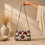 Bolso indio, bolso boho mujer, bordado, bolso con espejos India, cartera Boutique de la India Colombia.