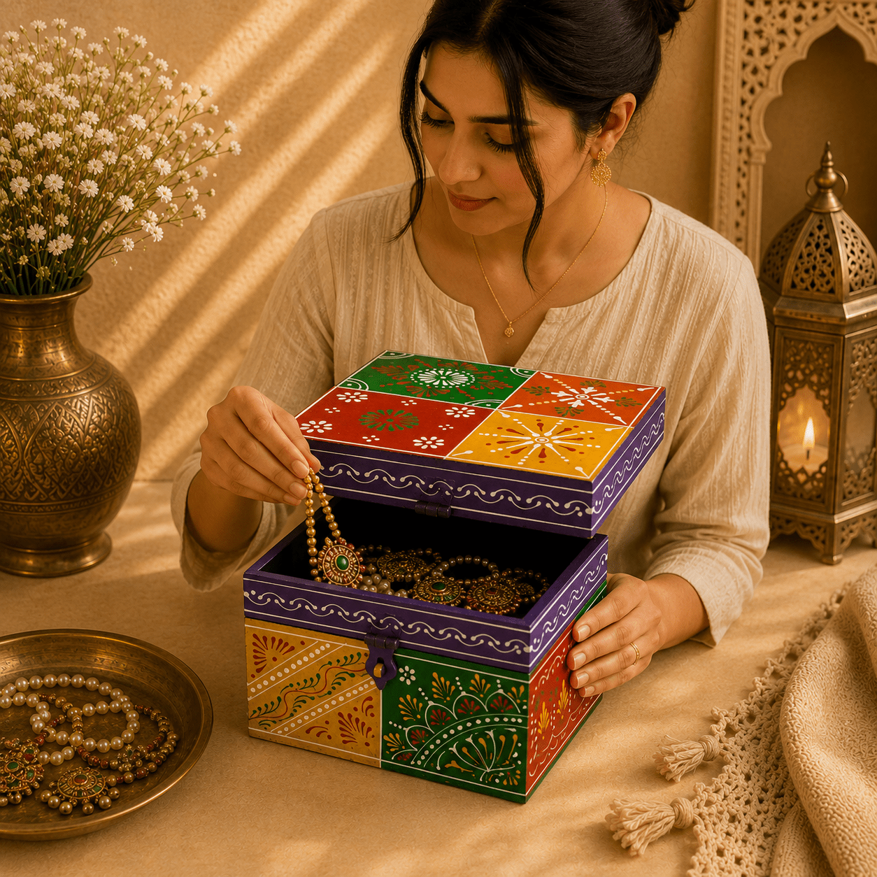 Joyero Organizador Rakhi - BOUTIQUEDELAINDIA