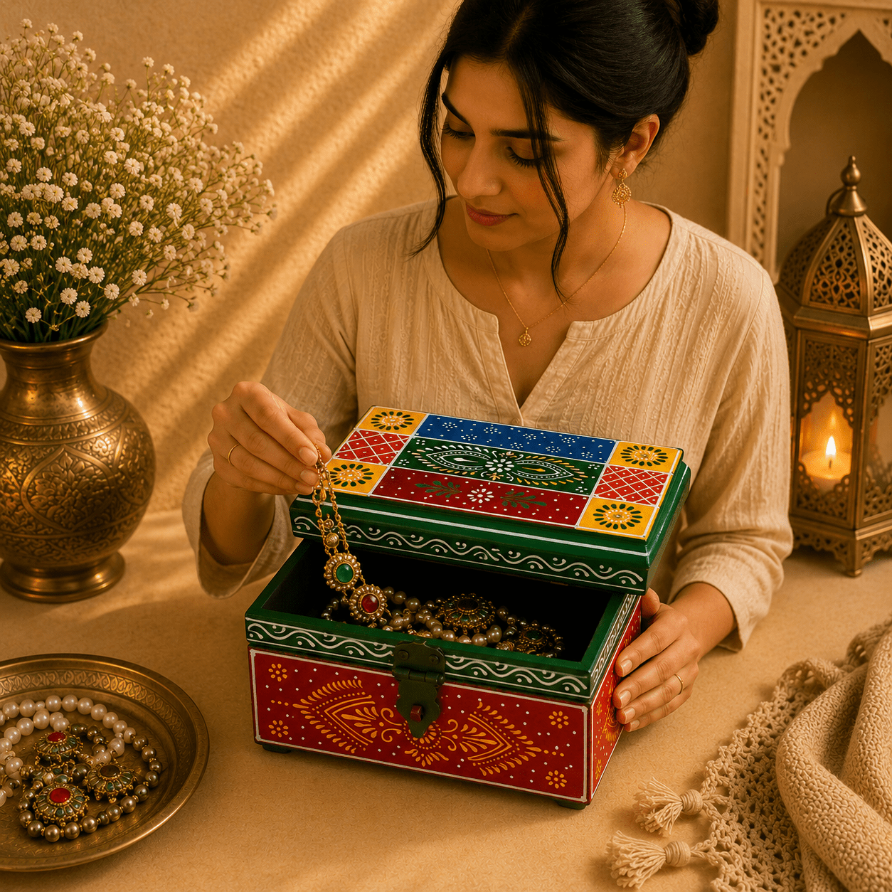 Joyero Organizador Satya - BOUTIQUEDELAINDIA