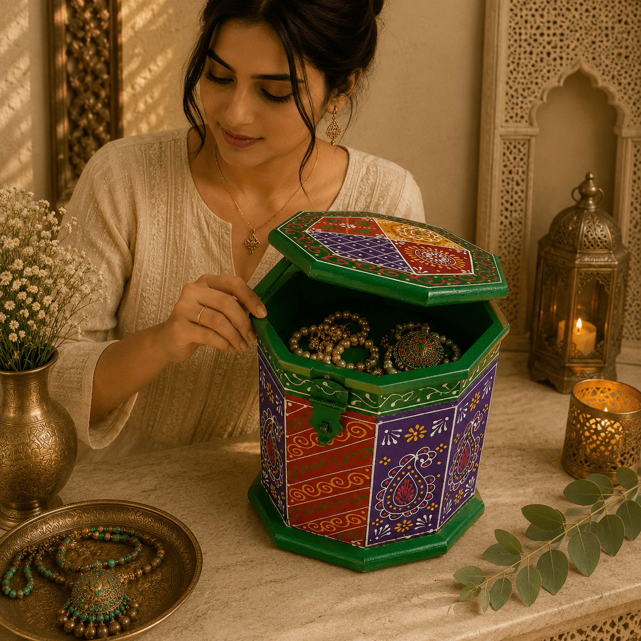 Joyero Organizador Hema - BOUTIQUEDELAINDIA