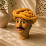 Figura Decorativa Jaisalmer Rostro Tradicional de la India - BOUTIQUEDELAINDIA