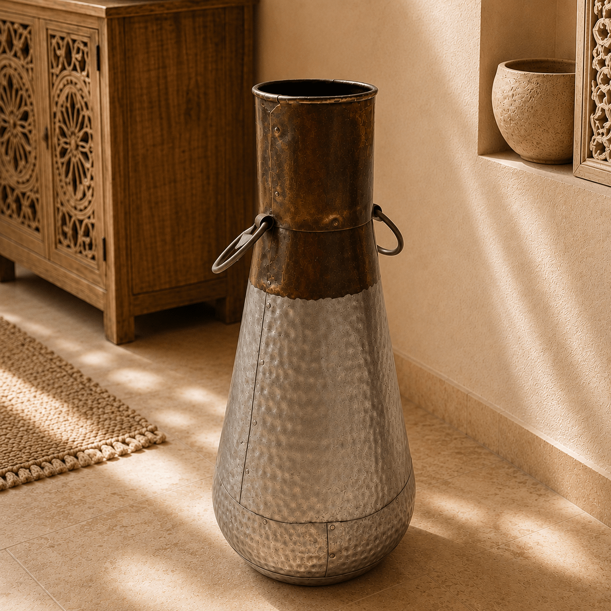 Jarrón Decorativo Kutch de la India - BOUTIQUEDELAINDIA