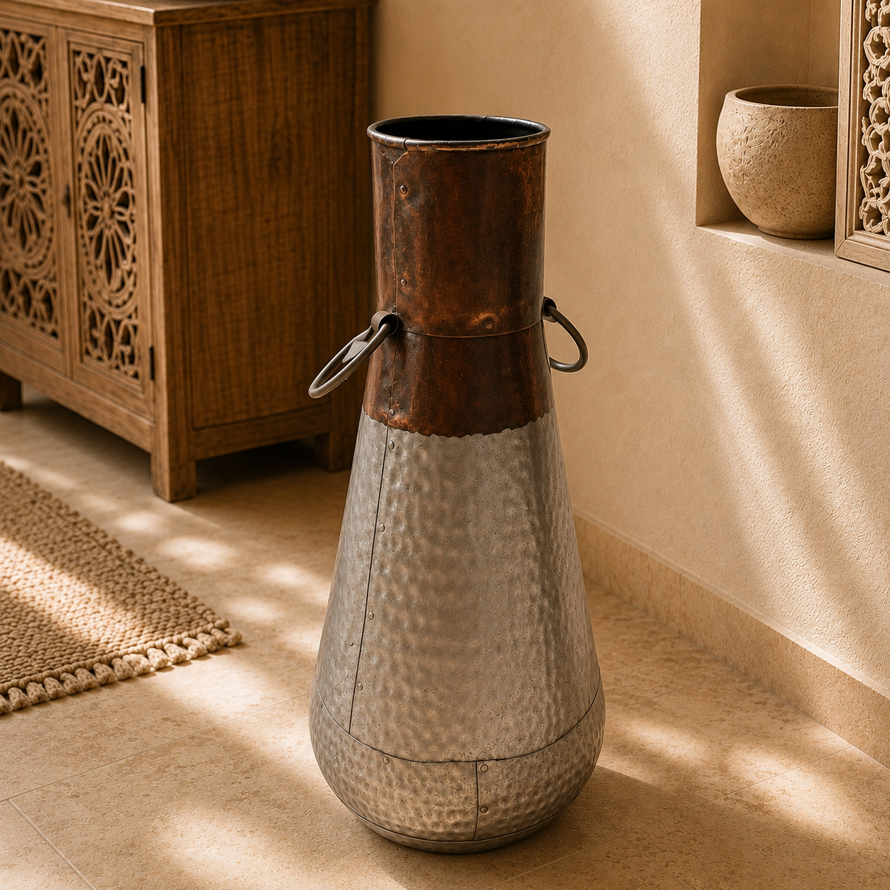 Jarrón Decorativo Kutch de la India - BOUTIQUEDELAINDIA