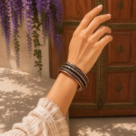 Copper Chakra Jyoti Bangle