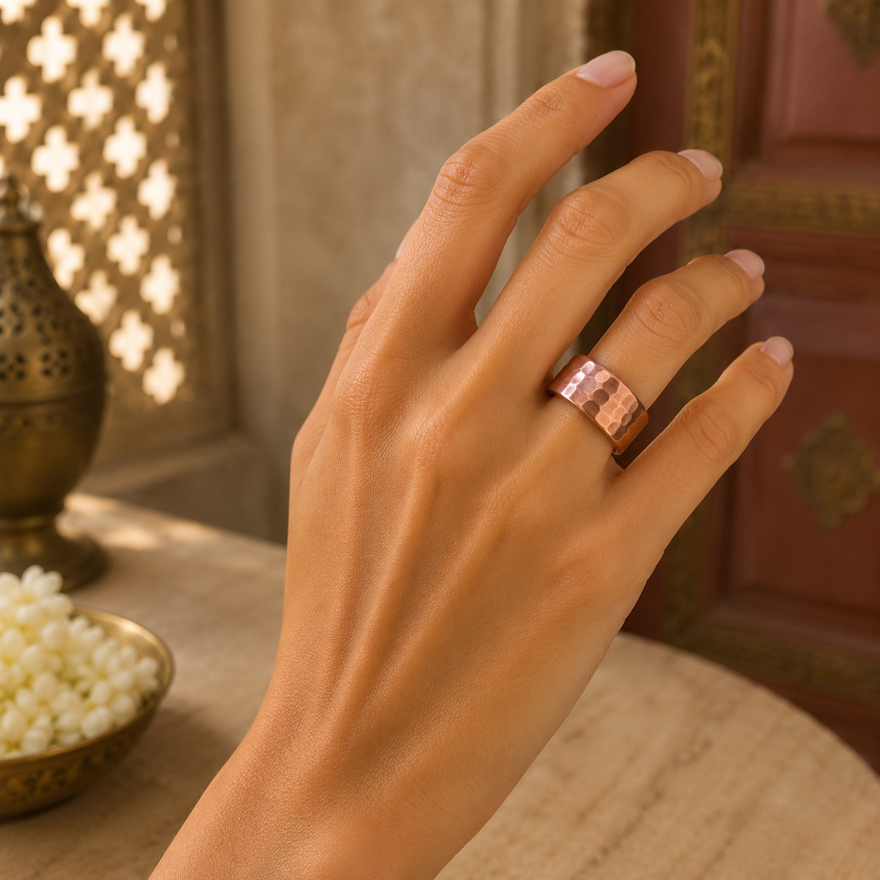 Anillo Martillado de la Fuerza Ancestral