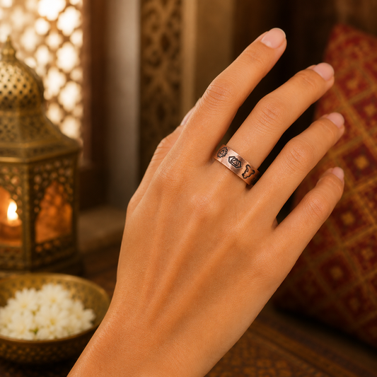Anillo Chakra Energía Eterna de Cobre