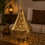 Lámpara Decorativa Noor Metal Calado Pequeño - BOUTIQUEDELAINDIA