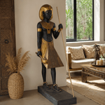 Estatua Monumental Faraón Guardián de Egipto - BOUTIQUEDELAINDIA