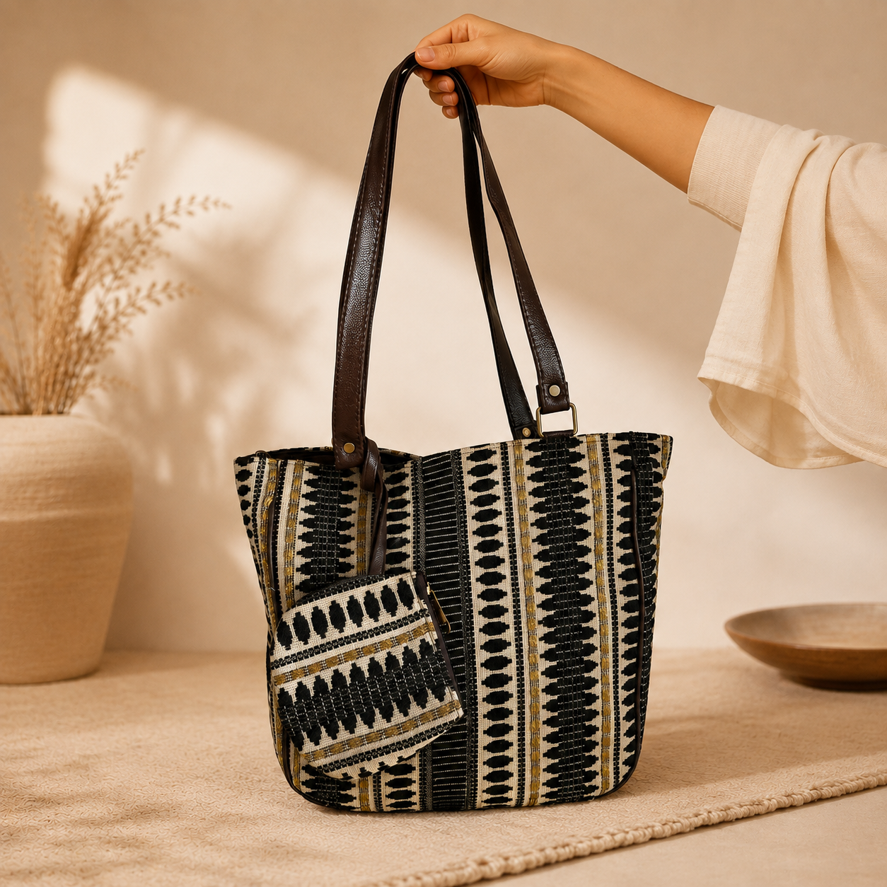 Bolso Artesanal Kashi - BOUTIQUEDELAINDIAENCOLOMBIA