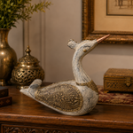 Figura Decorativa Cisne Padma Blanco - BOUTIQUEDELAINDIA 
