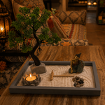 Jardín Zen Buda bajo el Árbol Bodhi - BOUTIQUEDELAINDIA