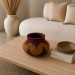 Canasto, Jarrón Werrengue, Artesanía Colombiana - BOUTIQUEDELAINDIA