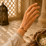 Brazalete cobre, brazalete hindú, pulsera cobre, cobre martillado - BOUTIQUEDELAINDIA